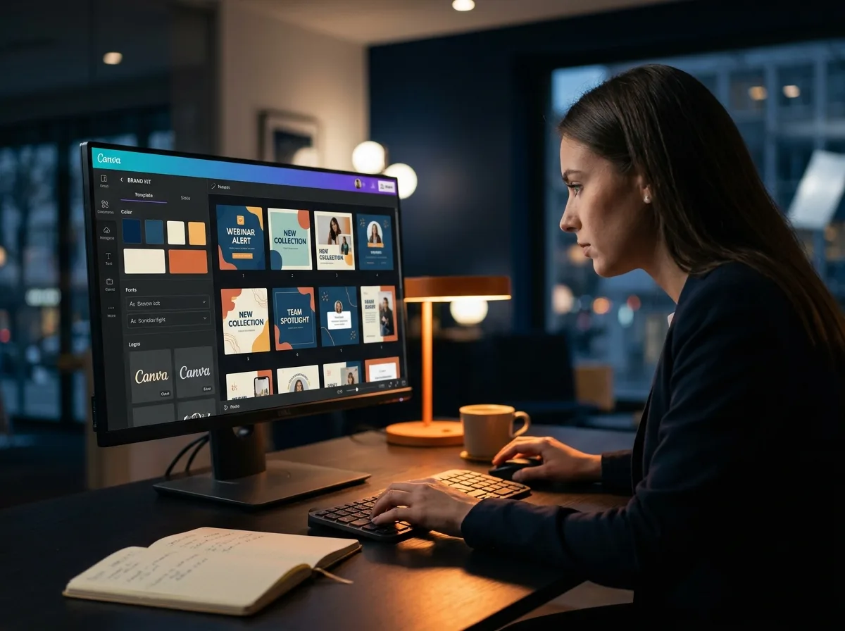 Formation Canva en entreprise à Genève : Brand Kit et templates personnalisés