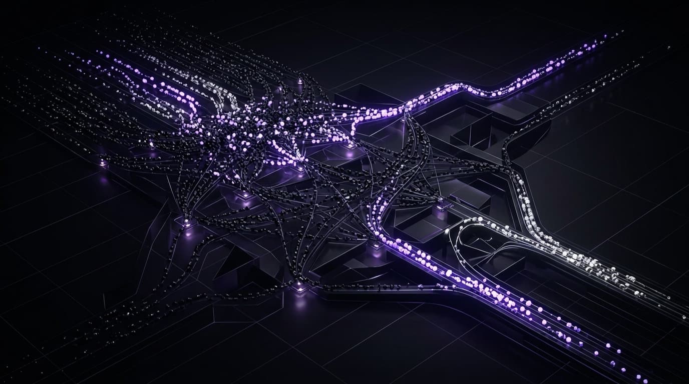 Gestion tokens Claude IÀ Genève : flux de tokens dans un reseau neuronal pour optimiser usage IA en agence